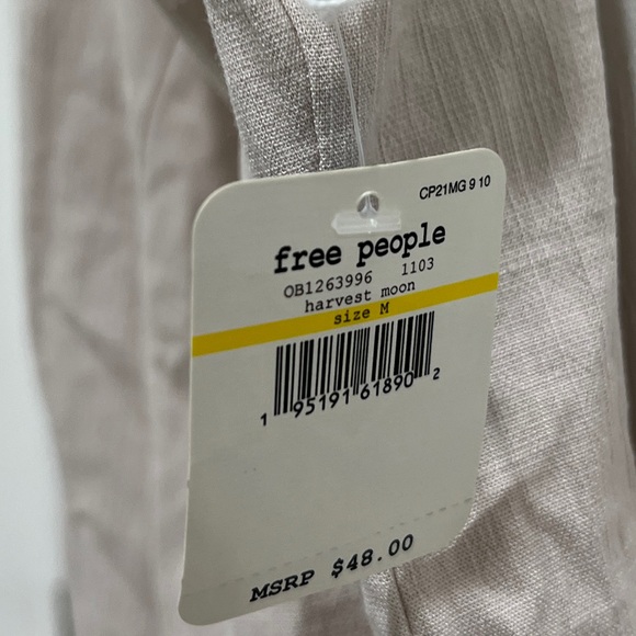 Free People Cream Sleeveless Bodysuit - Picture 5 of 6